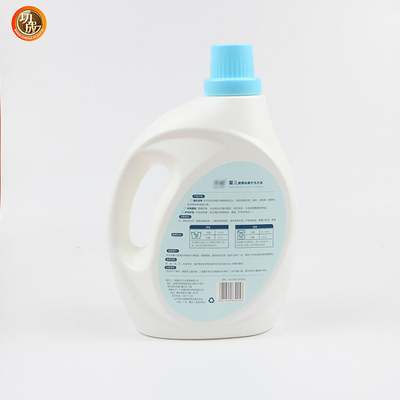 HDPE Wäscherei-flüssige reinigende Plastikflaschen mit messender Gallone 3000ml der Kappen-1