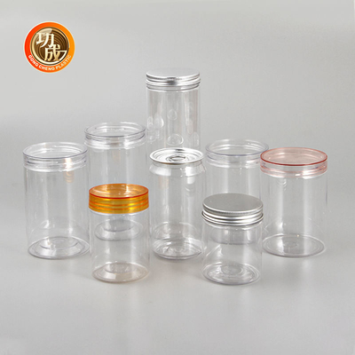 Transparente Plastiksüßigkeits-Gläser des HAUSTIER Süßigkeits-Plätzchen-Glas-450ml 500ml mit Deckeln