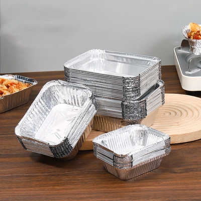 130ml 350ml fertigen Verpackungs-Kästen besonders an, die Aluminiumfolie Behälter herausnehmen
