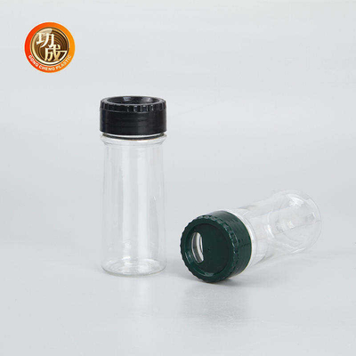 Überwurfmutter-Plastik- Gewürz füllt leeres Pfeffer-Gewürz Plastik-Shaker Jars ab