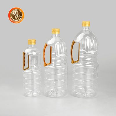 Flaschen aus klarem Kunststoff mit Gewürzen Lebensmittelgewürze Verpackung 1800 ml Kapazität