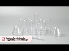 Kundenspezifischer transparenter HAUSTIER Vorformling für Wasser füllt 1 Liter ab