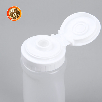 Flip Top Plastic Squeeze Sauce-Flasche für Sirup 250ml 500ml