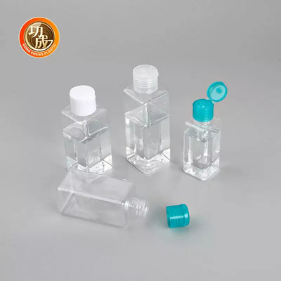 Soem Mini Plastic Sanitizer Bottle PCR-Winkel- des Leistungshebelsreise-Größen-Handdesinfizierer-Flasche mit Silikon-Halter
