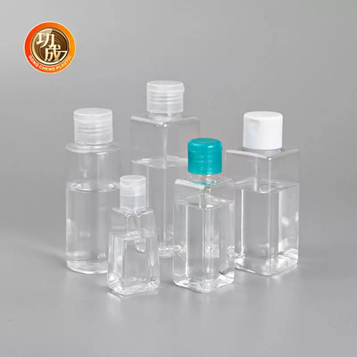 Soem Mini Plastic Sanitizer Bottle PCR-Winkel- des Leistungshebelsreise-Größen-Handdesinfizierer-Flasche mit Silikon-Halter