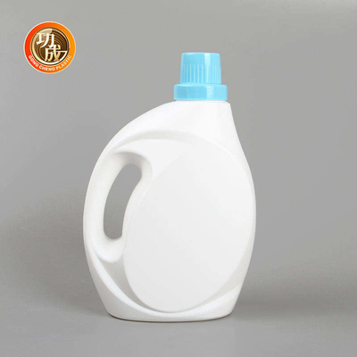 Leere weiße flüssige reinigende Flasche der HDPE Waschmittel-Flaschen-1000ml 1500ml 3000ml