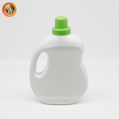 Leeres HDPE 1L flüssiges reinigendes Flaschen-Behälter-Sondergröße-Logo