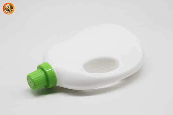 Leeres HDPE 1L flüssiges reinigendes Flaschen-Behälter-Sondergröße-Logo