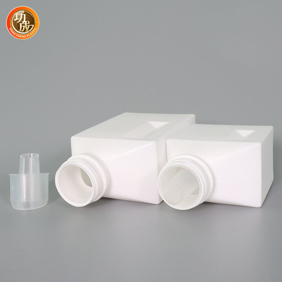 Quadrat leere HDPE 1l 2l Waschmittel-Flasche mit Schraubverschluss