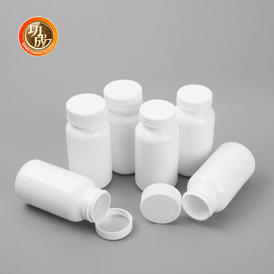 Runde weiße Verordnungs-Pillen-Behälter der HDPE Kapsel-Flaschen-100ml 150ml 200ml