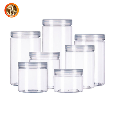 19oz 100 Plastikgläser der großen Öffnung des Kaliber-500ml für Gewürz-Nahrung