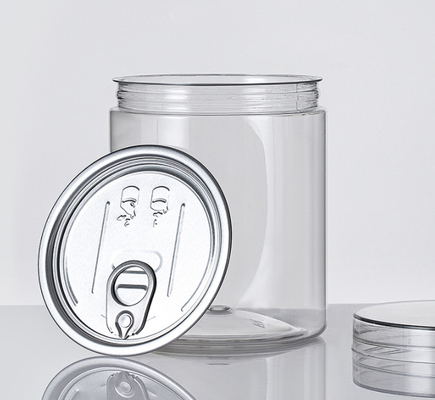 PLÄTZCHEN-Glas-leeres Haustier-nachfüllbare Gewürz-Gläser ODM-Soem-freien Raumes Plastik
