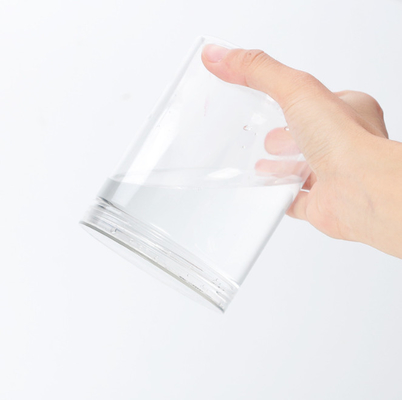 Kundenspezifisches kleines Plastiknahrungsmittelspeicher-Süßigkeits-Plätzchen-Glas 420ml 500ml 600ml