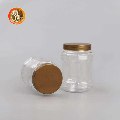 Der leeren großen Öffnung PlastikNahrung- für Haustiereglas der stau-Flaschen-87mm rundes