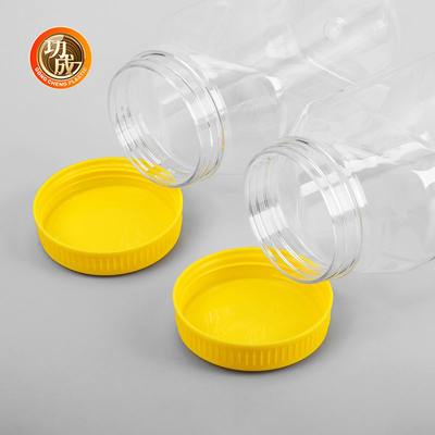 Große transparente Plastikstau-Flaschen-Süßigkeits-Schraubverschluss- Plastikbehälter