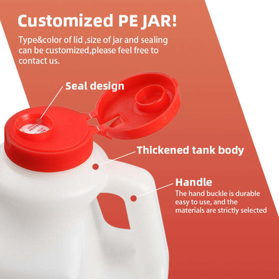 Kundenspezifische sojasoßen-Flasche des PET-1000ml 1100ml 1600ml 1900ml 2000ml Plastik