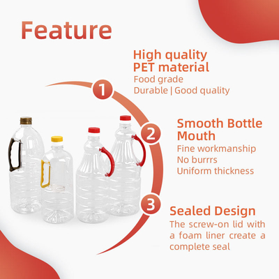 speiseölflasche HAUSTIERES 1280ml 1600ml 1800ml Plastikfür Essig mit Deckel