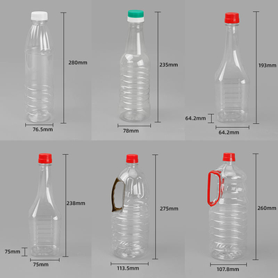 Plastikwürze 380ml 500ml 760ml füllt leere Quadrat-Speiseöl-Flasche ab