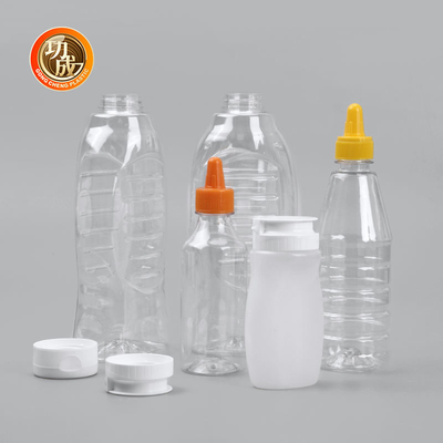 Flip Cap Plastic Squeeze Sauce-Flasche 230ml 250ml 500ml 1000ml für Tomaten-Ketschup