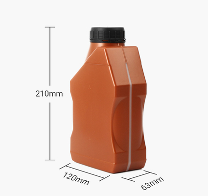 Überwurfmutter-leerer Motorenöl-Behälter der PET Motoröl-Flaschen-1000ml
