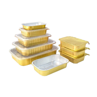 Wegwerfaluminiumfolie-Verpacken- der LebensmittelVorratsbehälter-Aluminiumbrotdose