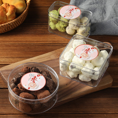 Quadratischer Tiramisu-Kuchen-Vorratsbehälter-Gebäck-Kremeis-Nachtisch-süßer Verpackenkasten