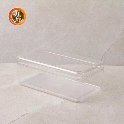 Transparentes HAUSTIER quadratischer Plastikspeicher rüttelt Plastikbehälter der nahrung660ml mit Deckeln