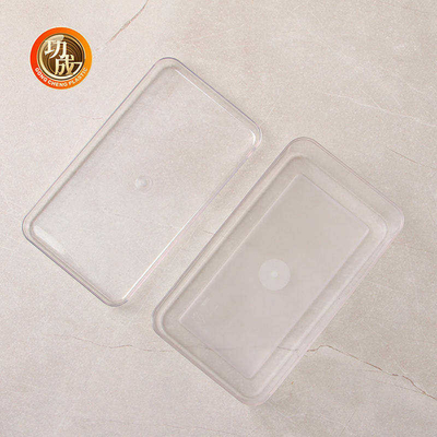 Transparentes HAUSTIER quadratischer Plastikspeicher rüttelt Plastikbehälter der nahrung660ml mit Deckeln