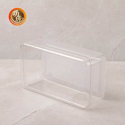 Transparentes HAUSTIER quadratischer Plastikspeicher rüttelt Plastikbehälter der nahrung660ml mit Deckeln