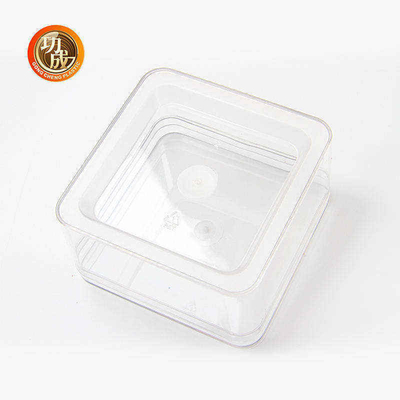 600ml 810ml fertigen Verpackungs-Kästen transparenten rechteckigen Nahrung- für Haustierekasten besonders an