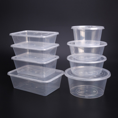 VERPACKEN- DER LEBENSMITTELbehälter der Quadrat-runder Verpacken- der Lebensmittelbehälter-450ml 500ml Wegwerf