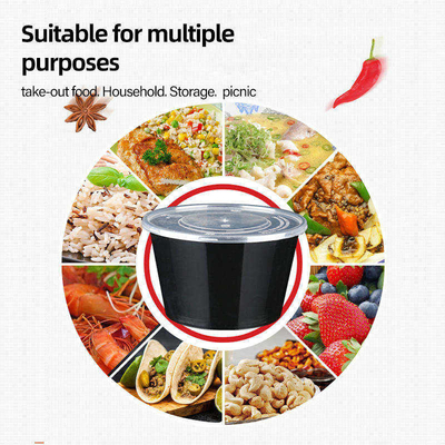 Soem fertigen Verpackungs-Kasten-Mitnehmernahrungsmittelverpackung Tray With Lid besonders an