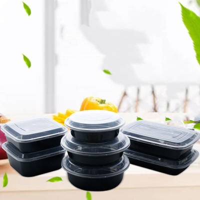 Transparente pp. fertigen die Wegwerf Verpackungs-Kästen wegnehmen Behälter besonders an