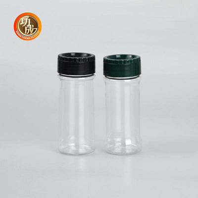 Leeres klares Plastikgewürz füllt Salz Shaker Seasoning Jars Bulk HAUSTIER 100Ml 250Ml ab