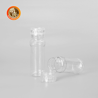 Kundenspezifische transparente Plastikgewürz-Flaschen-Würze Shaker Jars 250ml 500ml