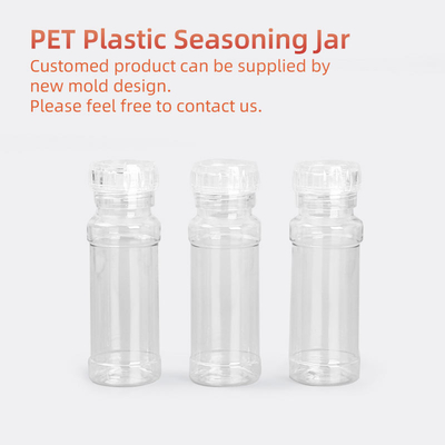 HAUSTIER Nahrungsmittelgrad-Shaker Plastic Spice Bottless 350ml 500ml Gewürz-Gläser