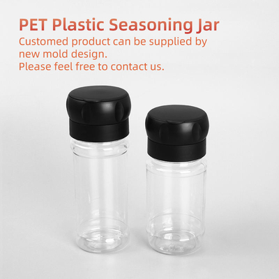 Plastikflaschen-Schrauben-Mund des gewürz-125Ml, der Shaker With Lid würzt