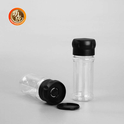 Transparentes HAUSTIER benutzen Plastikwürzeflaschen-Küche Gläser des Gewürz-100ml