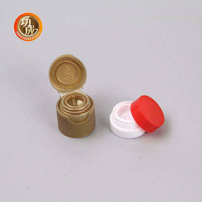 Kundenspezifische Sojasoßen-Schrauben-Plastik- Flaschenkapsel PET pp. Plastik-Flip Top Caps