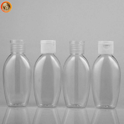 Mini Cute Travel Portable Plastic-Desinfizierer-Flasche mit Karikatur-Silikon-Halter