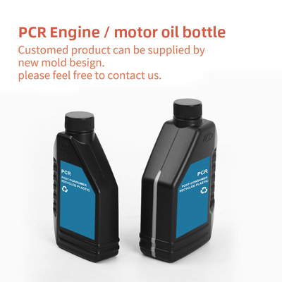 benutzerdefinierte leere 500 ml Plastik-PCR-Motorölflasche mit Schraubverschluss