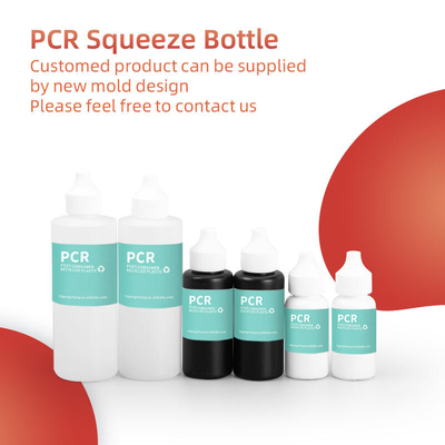 30Ml 50Ml 120Ml Pcr Recycling-Plastik-Flaschen mit Düse