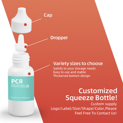 30Ml 50Ml 120Ml Pcr Recycling-Plastik-Flaschen mit Düse