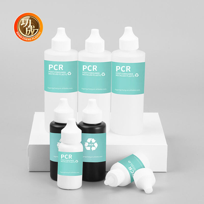Kosmetische Pcr-Plastik-Disponier-Squeeze-Flaschen mit Twist Top Haaröl-Flaschen sterben Düse Applikator