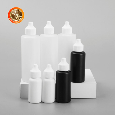 Augentropfen Durchsichtige Plastikflasche Hdpe Medizin Flüssigkeit Tropffflasche