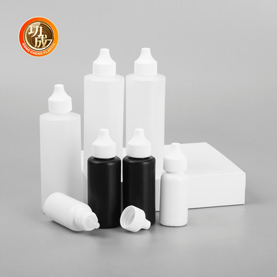 PE-Plastik-Squeeze-Flaschen 120Ml Weiches Haaröl Farbstoff Sauce Twist Offene Verteilkappe Applikator
