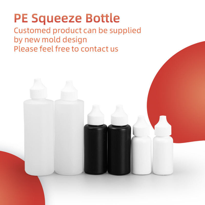 PE-Plastik-Squeeze-Flaschen 120Ml Weiches Haaröl Farbstoff Sauce Twist Offene Verteilkappe Applikator