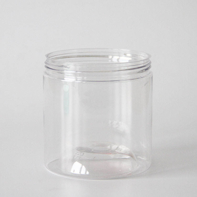 Custom Clear Breitmunde PET Plastikgefäße Zylinderform für Schokolade