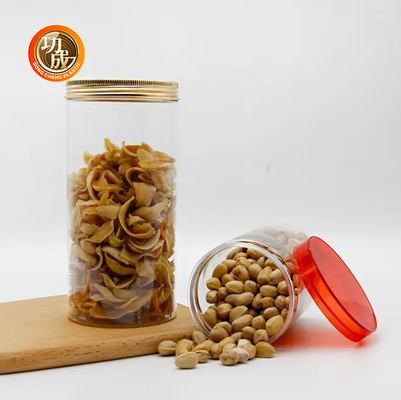 PET-Geschmacksgläser für Lebensmittel aus Kunststoff mit breitem Mund mit Deckel 410 ml