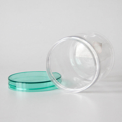 Leere Weitmahlwaren Süßigkeiten PET Kunststoff Verpackungsglas 1250ml Runde Form